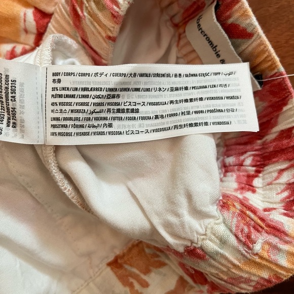 Abercrombie & Fitch Floral Linen Shorts - Picture 4 of 6